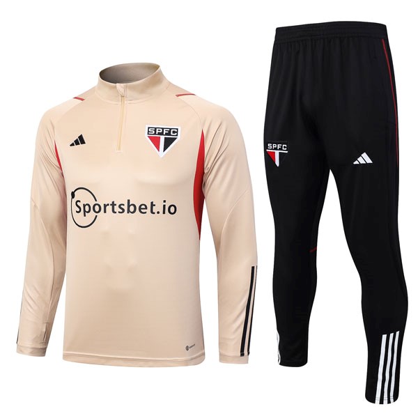 Sudadera De Training Sao Paulo 2023-2024 Amarillo